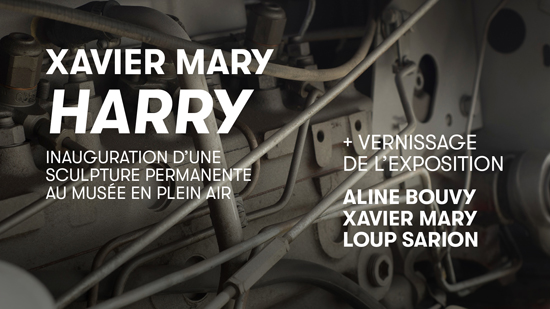 Xavier Mary: Inauguration de la sculpture "Harry" au Musée en plein air du Sart Tilman