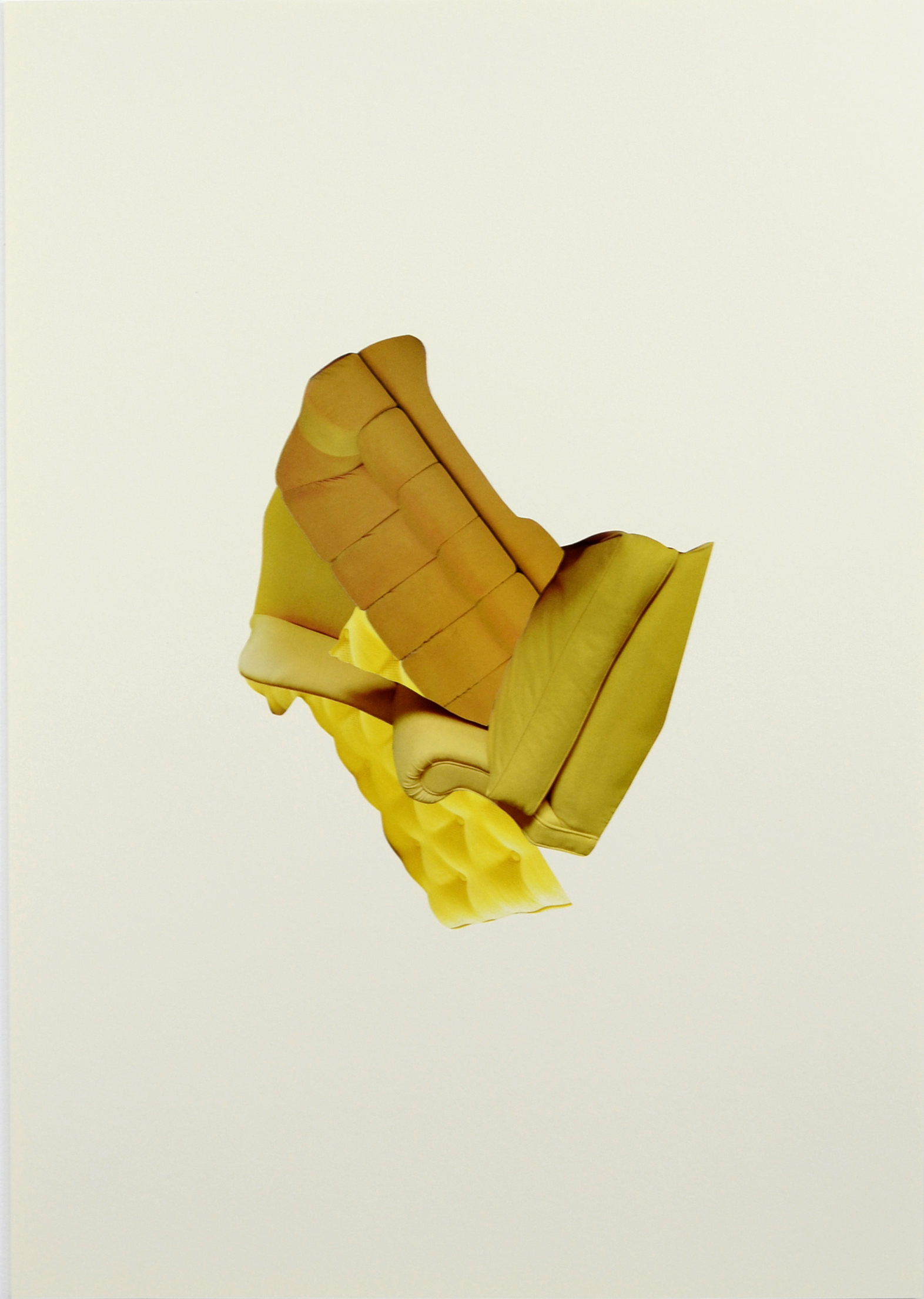 Hisae Ikenaga - Dcomposition en douceur, jaune, 2021